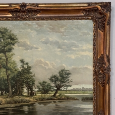 Framed Oil Painting on Canvas by George Roelandt (