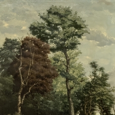 Framed Oil Painting on Canvas by George Roelandt (