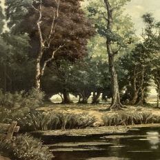 Framed Oil Painting on Canvas by George Roelandt (