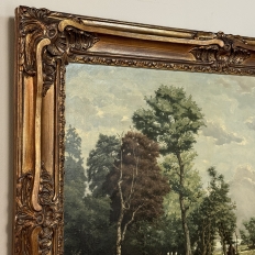 Framed Oil Painting on Canvas by George Roelandt (