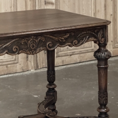 19th Century Renaissance Revival End Table ~ Library Table