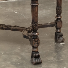 19th Century Renaissance Revival End Table ~ Library Table