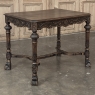 19th Century Renaissance Revival End Table ~ Library Table