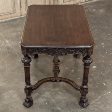 19th Century Renaissance Revival End Table ~ Library Table