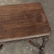 19th Century Renaissance Revival End Table ~ Library Table