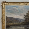 Framed Oil Painting On Canvas By Albert Dandoy (1885-1977) 'Tailfer Pond'