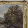 Framed Oil Painting On Canvas By Albert Dandoy (1885-1977) 'Tailfer Pond'
