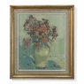 Framed Oil on Panel “Still Life with Flowers” by Guy Cambier (1923–2008), Dated 1944