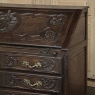 19th Century French Régence Style Carved Oak Secretary Desk