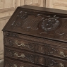 19th Century French Régence Style Carved Oak Secretary Desk