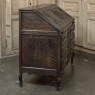 19th Century French Régence Style Carved Oak Secretary Desk