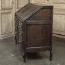 19th Century French Régence Style Carved Oak Secretary Desk
