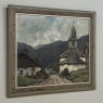 Framed Oil on Canvas by Belgian Landscape Painter Joseph Lemaire (1891–1972) 'Ardennes Village'