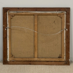 Framed Oil on Canvas by Belgian Landscape Painter Joseph Lemaire (1891–1972) 'Ardennes Village'