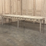 19th Century Stripped Pine Conference Or Dining Table With 16 Drawers