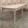 19th Century Stripped Pine Conference Or Dining Table With 16 Drawers