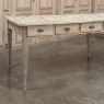 19th Century Stripped Pine Conference Or Dining Table With 16 Drawers
