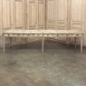 19th Century Stripped Pine Conference Or Dining Table With 16 Drawers