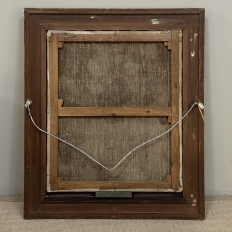 Antique Framed Oil Painting on Canvas by L. E. Muller