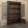 Antique French Gothic & Wrought Iron Bookcase ~ Bibliotheque from Toulouse