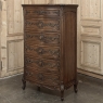 Louis XV Style French Solid Walnut Chiffoniere