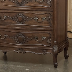 Louis XV Style French Solid Walnut Chiffoniere