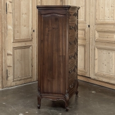 Louis XV Style French Solid Walnut Chiffoniere
