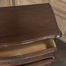 Louis XV Style French Solid Walnut Chiffoniere