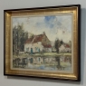 Framed Oil Painting on Canvas by Edmond De Meulenaire (1884–1963)
