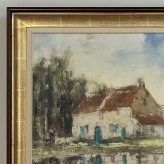 Framed Oil Painting on Canvas by Edmond De Meulenaire (1884–1963)