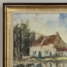Framed Oil Painting on Canvas by Edmond De Meulenaire (1884–1963)