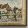 Framed Oil Painting on Canvas by Edmond De Meulenaire (1884–1963)
