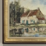 Framed Oil Painting on Canvas by Edmond De Meulenaire (1884–1963)