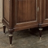 Louis XVI Style Mahogany Buffet with White Marble Top