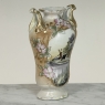 Vintage Nippon Hand-Painted Vase with Cherry Blossoms