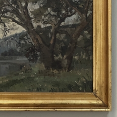 Framed Oil Painting on Canvas by Leon Bourdon (1880-1945)