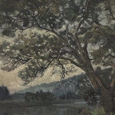 Framed Oil Painting on Canvas by Leon Bourdon (1880-1945)