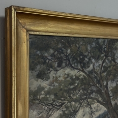 Framed Oil Painting on Canvas by Leon Bourdon (1880-1945)