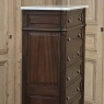 19th Century Louis XVI Mahogany Carrara Marble Top Semainier ~ Tall Chest of Drawers