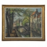 Framed Oil On Canvas By Léon Mechelaere (1880-1964) 'Pont de l’Hydromel'