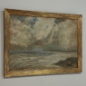 Framed Oil Painting on Panel by Vital Keuller (1866-1945) 'Seascape'