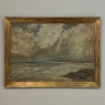 Framed Oil Painting on Panel by Vital Keuller (1866-1945) 'Seascape'