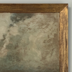 Framed Oil Painting on Panel by Vital Keuller (1866-1945) 'Seascape'