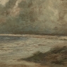 Framed Oil Painting on Panel by Vital Keuller (1866-1945) 'Seascape'