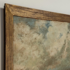 Framed Oil Painting on Panel by Vital Keuller (1866-1945) 'Seascape'