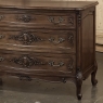 PAIR Antique French Louis XV Walnut Commodes ~ Chests of Drawers