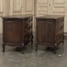 PAIR Antique French Louis XV Walnut Commodes ~ Chests of Drawers