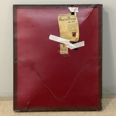 Antique Framed Limoges Porcelain by Camille Faure (1874-1956) 'Stablemates'