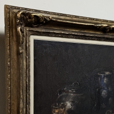 Antique Framed Oil Painting on Canvas by Guy Cambier (1923-2008) 'Country Still LIfe'