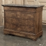 19th Century French Louis Philippe Burl Walnut Marble Top Commode